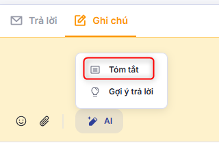 Màn hình chi tiết phiếu ghi 
